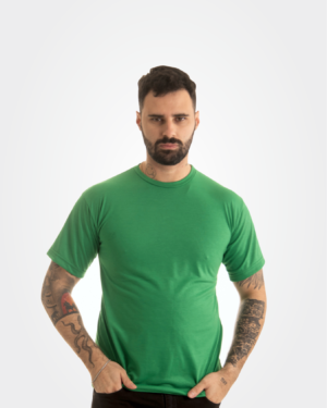 Camiseta verde bandeira 100% algodão