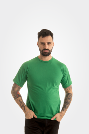 Camiseta verde bandeira 100% algodão