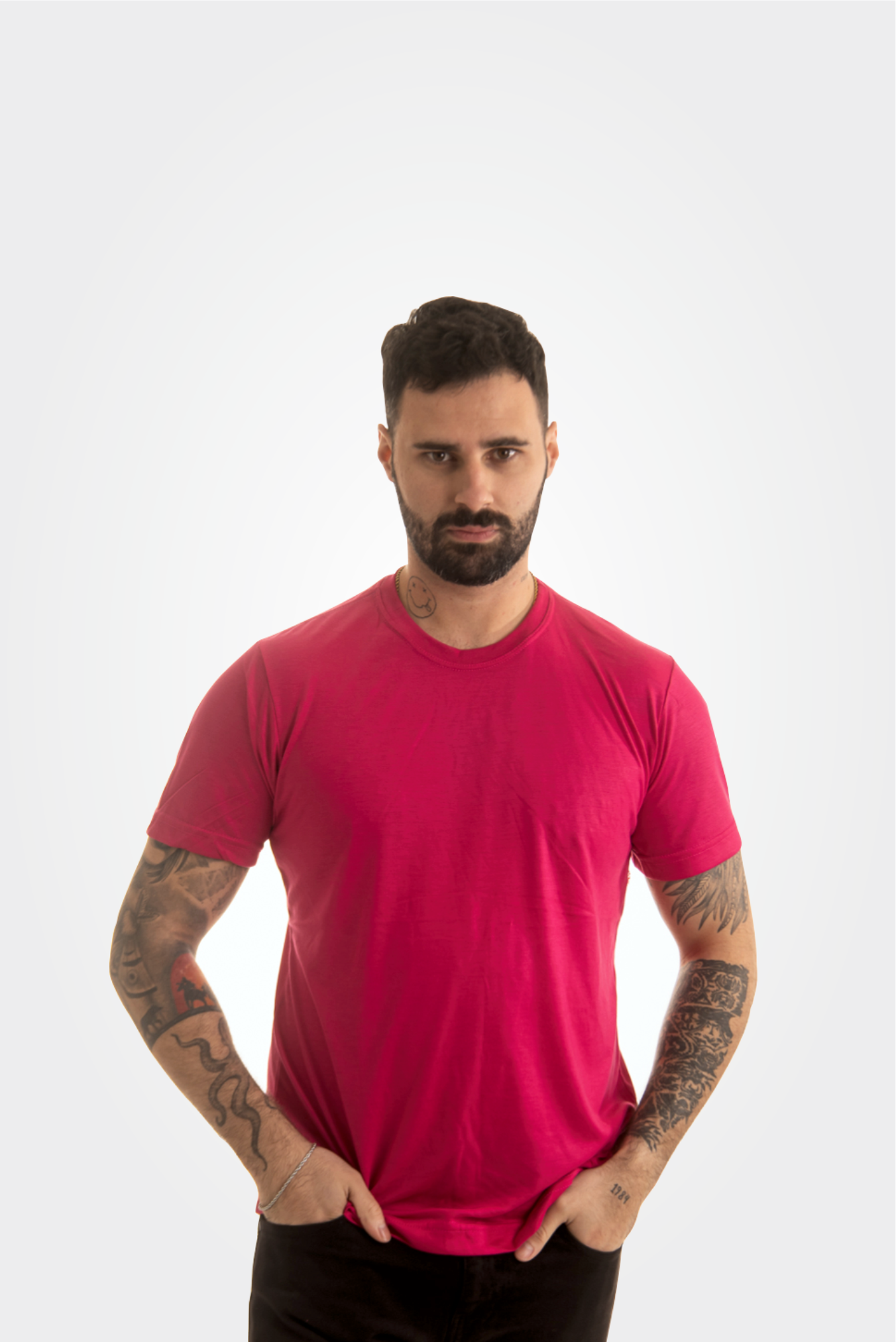 Camiseta pink 100% algodão