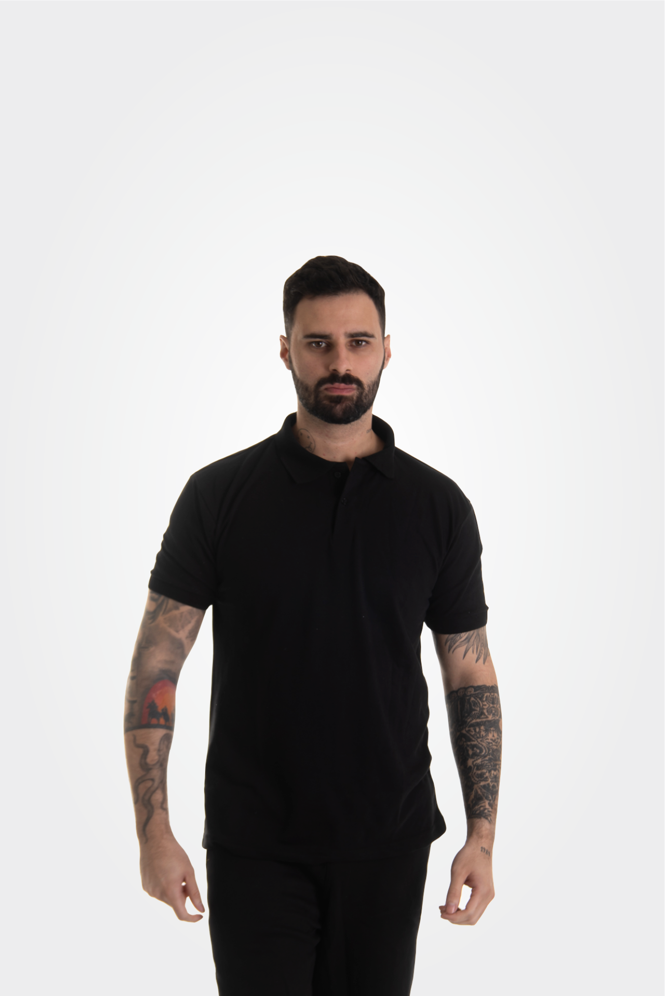 Polo masc. preto