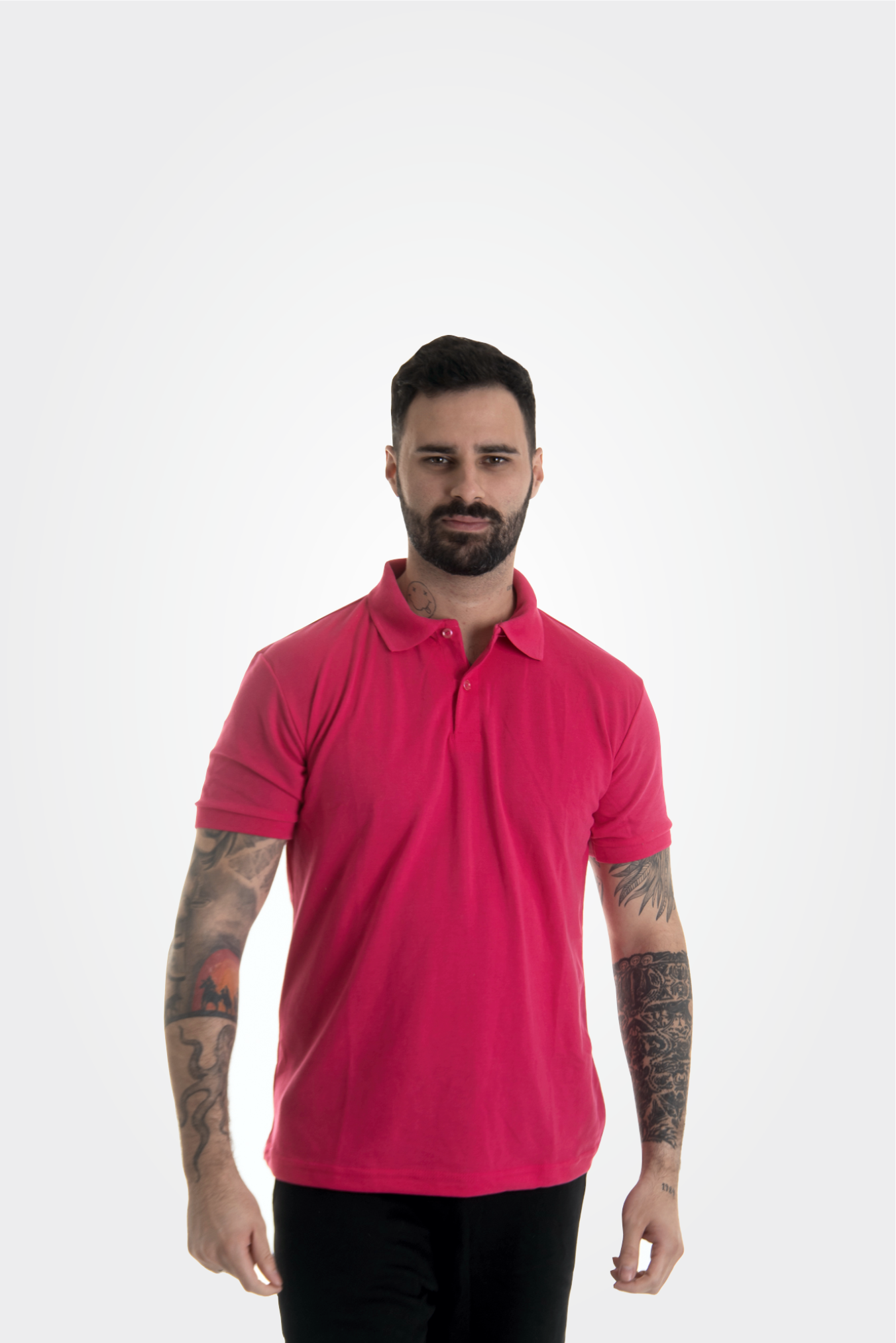 Polo masc. pink