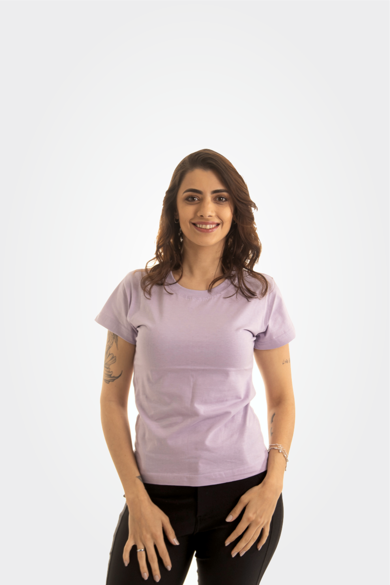 Baby look Lilás 100% algodão