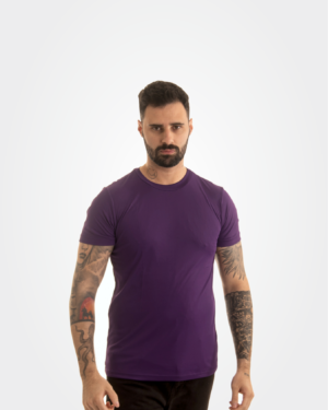 Camiseta roxa 100% algodão
